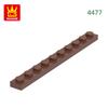 Non-Toxic 61Pcs/Lot 4477 1X10 Thin Building Block Moc Accessories Compatible With Brick Children Toys Gift Box