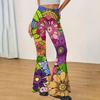 Women's High Waist Flared Yoga Pants Stretch Slim Fit Casual Long Trousers Soft Breathable Fabric Comfortable Design Suitable for Daily Wear