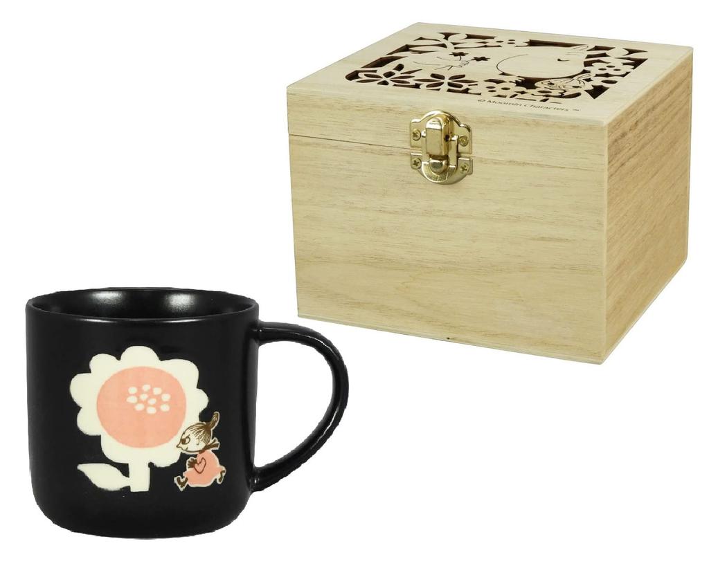 Yamaka Shoten Moomin Little My Wooden Microwave and Dishwasher Made in Mug, Approx. 350ml, Design, Box, Safe, Japan, MM6802-11H