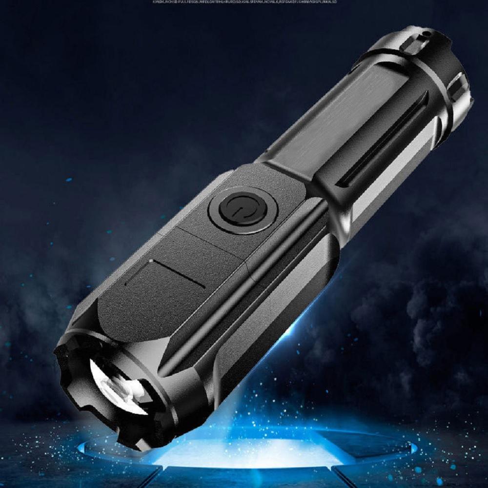 USB Rechargeable LED High Power Flashlight Tactical Torch Super Bright Outdoor