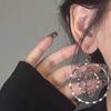 Multi-layer Hammered Circle Hoop Earrings - Elegant, Non-Piercing Clips for a Cool, Clear Look