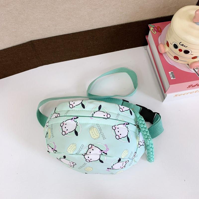 Sac Poitrine Enfant My Melody Extérieur Imperméable en Nylon pour l'École, les Voyages et l'Usage Quotidien
