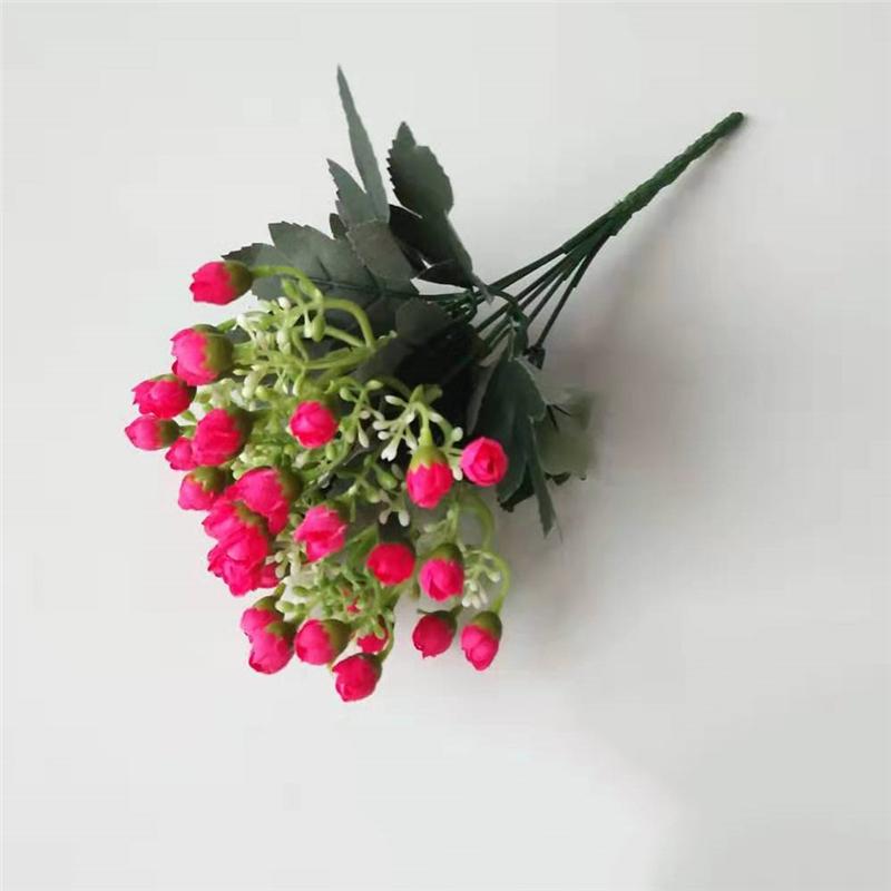 Heads Artificial 36 Silk Rose Flowers Bunch Bouquet Wedding Home Grave Decor