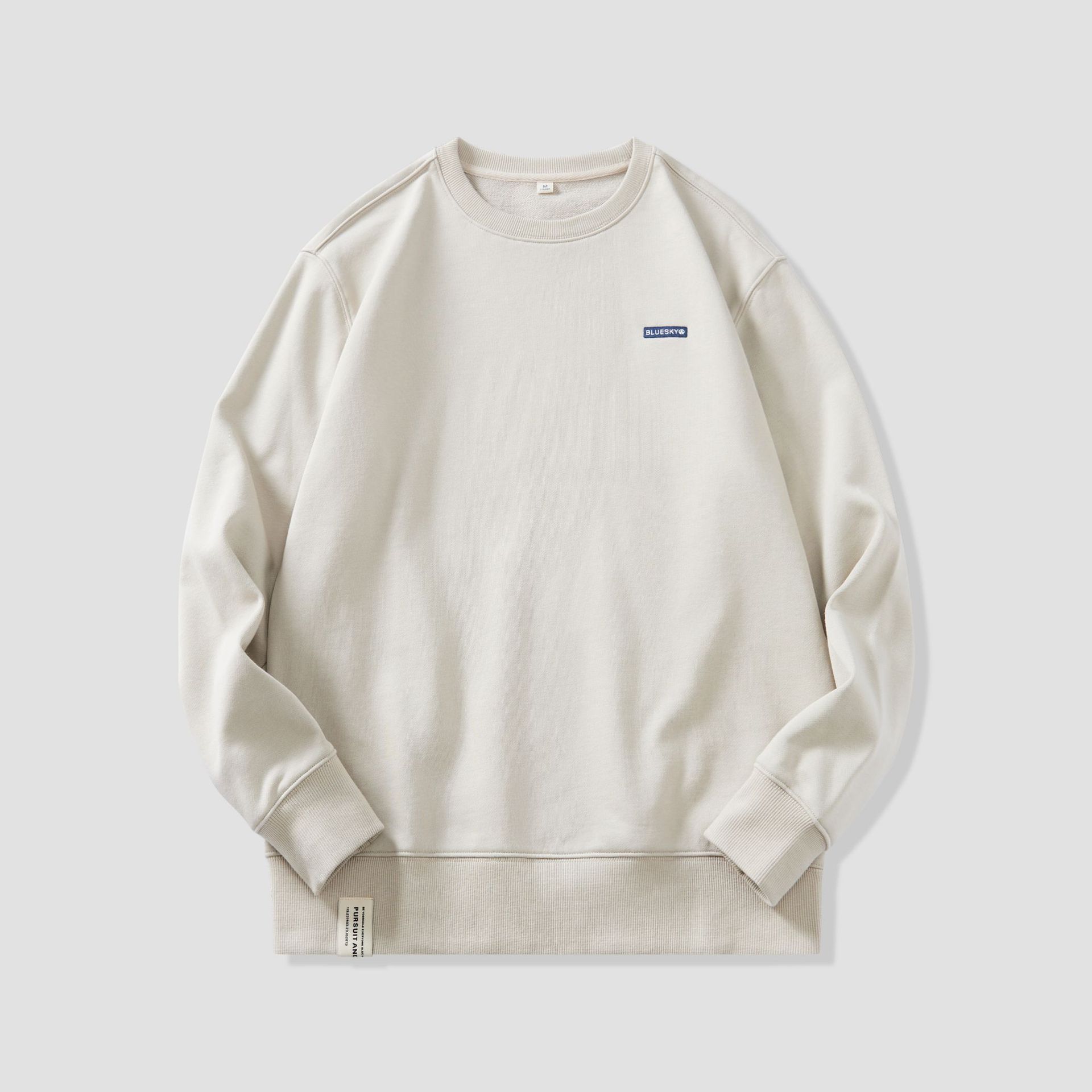 Толстый свитер с круглым вырезом — фото 13