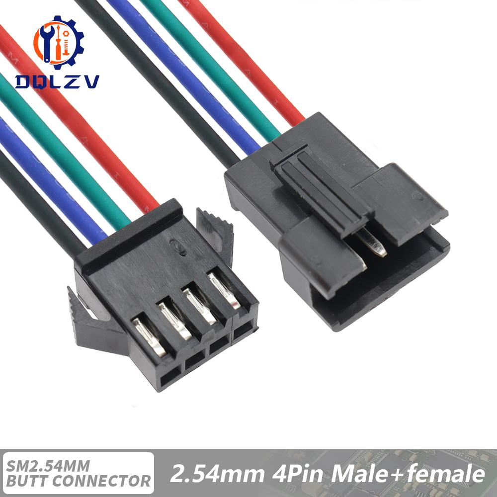 2.54mm SM 2 3 4 5 6Pin Connector Plug Male / Female Head Wires Cables DC Wire Connector Micro Male Female Plug Connectors