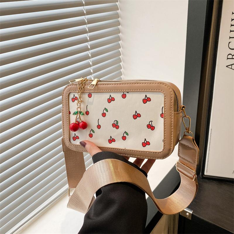 Summer New Stylish Small Square Bag Fashionable Simple Style Casual Crossbody Shoulder Bag Square Handbag Purse
