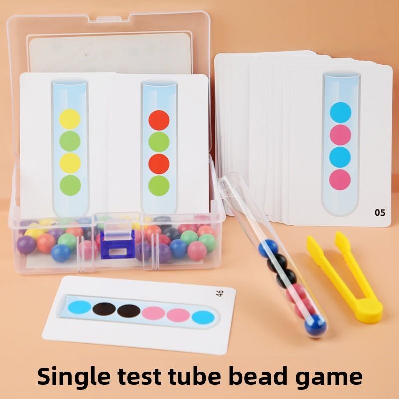 

Wooden Test Clip Beads Color Cognition Puzzle Toy Preschoolers For StyleC