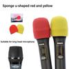 2PCS/Set Mic Replacement Accessories Microphone Cover Microphone Cap  Studio Interview Karaoke DJ