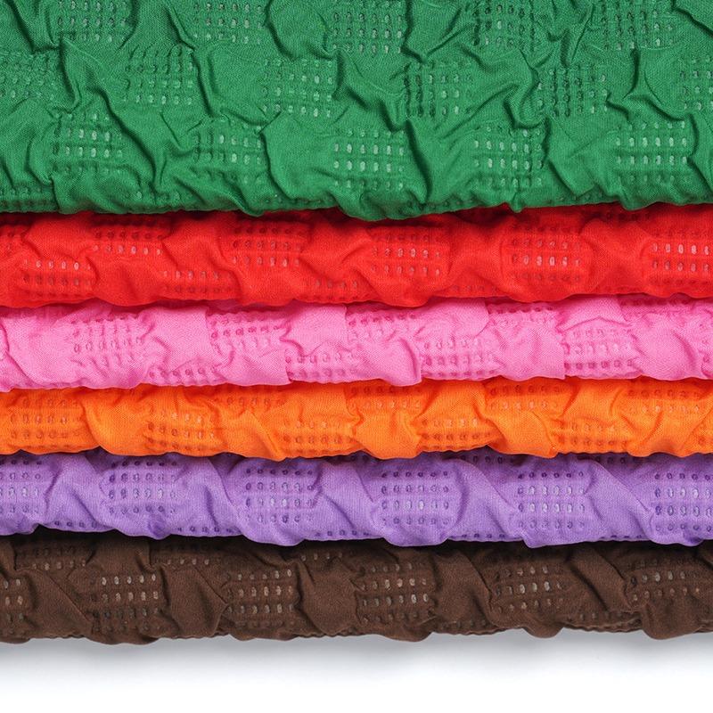 100cm*137cm Colorful PU Leather Waterproof Quilt Fabric Embossed Polyester Cotton Fabric for Clothing Leather Bag