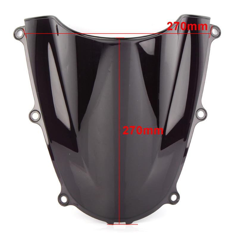CBR600RR F5 2005 2006 Motorcycle Windshield Windscreen For HONDA Windproof Double Bubble ABS Plasstic