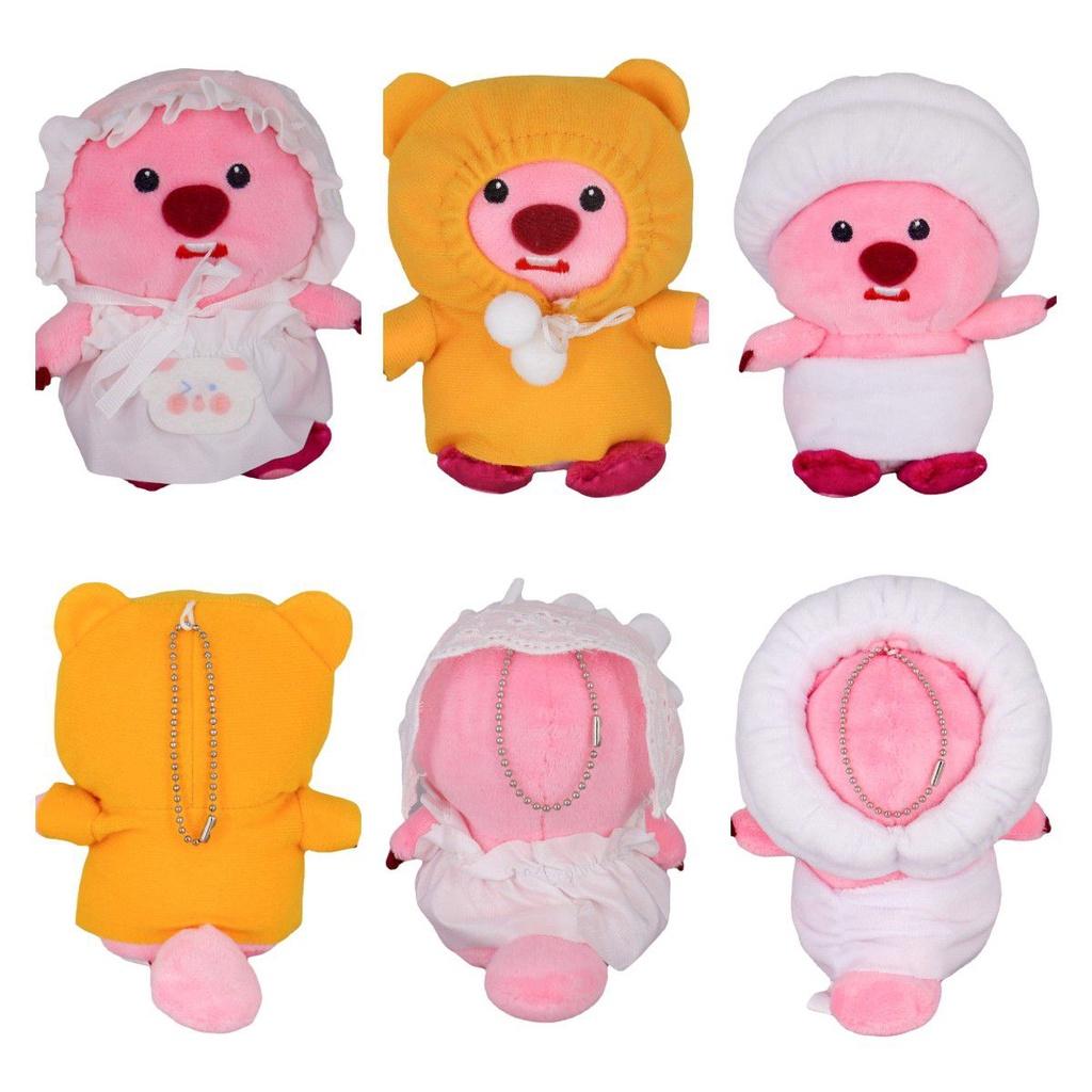 Weiches kuscheliges Loopy Pororo der kleine Pinguin Plüschtier Anhänger Schlüsselanhänger Weihnachtsgeschenk für Mädchen