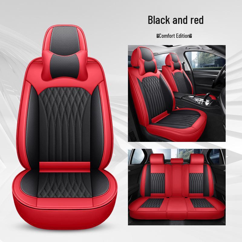 Universal Nappa Leather Car Seat Cushion No. 17 – Full Wrap, Full Leather Sports Seat Cover