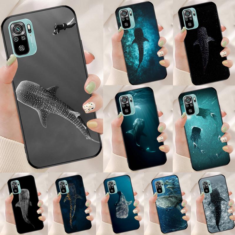 Ocean Whale Shark Animal Cover For Xiaomi Redmi Note 14 13 12 9 10 11 Pro 9S 10S 11S 12S Redmi 14C 10C 12C 13C Case