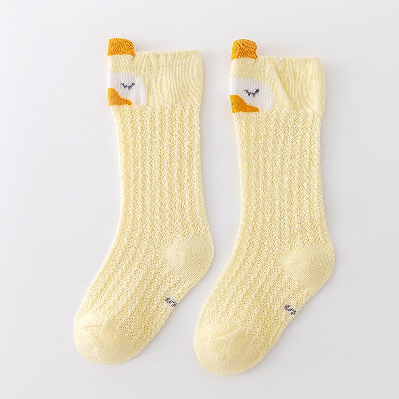 

2025 Дышащие сетчатые гольфы до колена для малышей - Защита от комаров, Легкие, Летний стиль для новорожденных M 1-3 Years