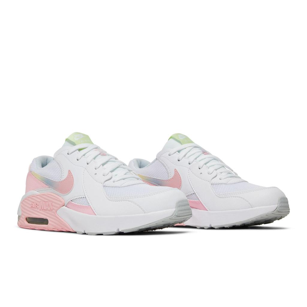 Nike Air Max Excee Grade School 'White Arctic Punch' (Unisex) White / Pure Platinum / Arctic Punch / Multi-Color Kids' Running Shoes CW5829 100