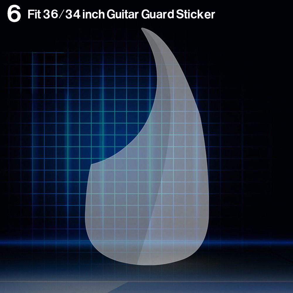 Transparent Board Sticker Soft Scratch Plate Guitar Protective Sticker Pick Guard Sticker