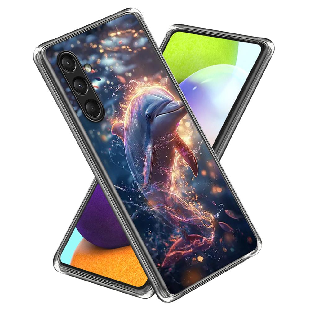 

For Samsung Galaxy A16 5G/4G Case IMD Pattern Printed Shockproof TPU Phone Cover G