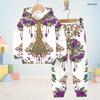Boys Girls Hooded Long Sleeve Printed Sweatshirt Cuffed Pants Two Piece Set