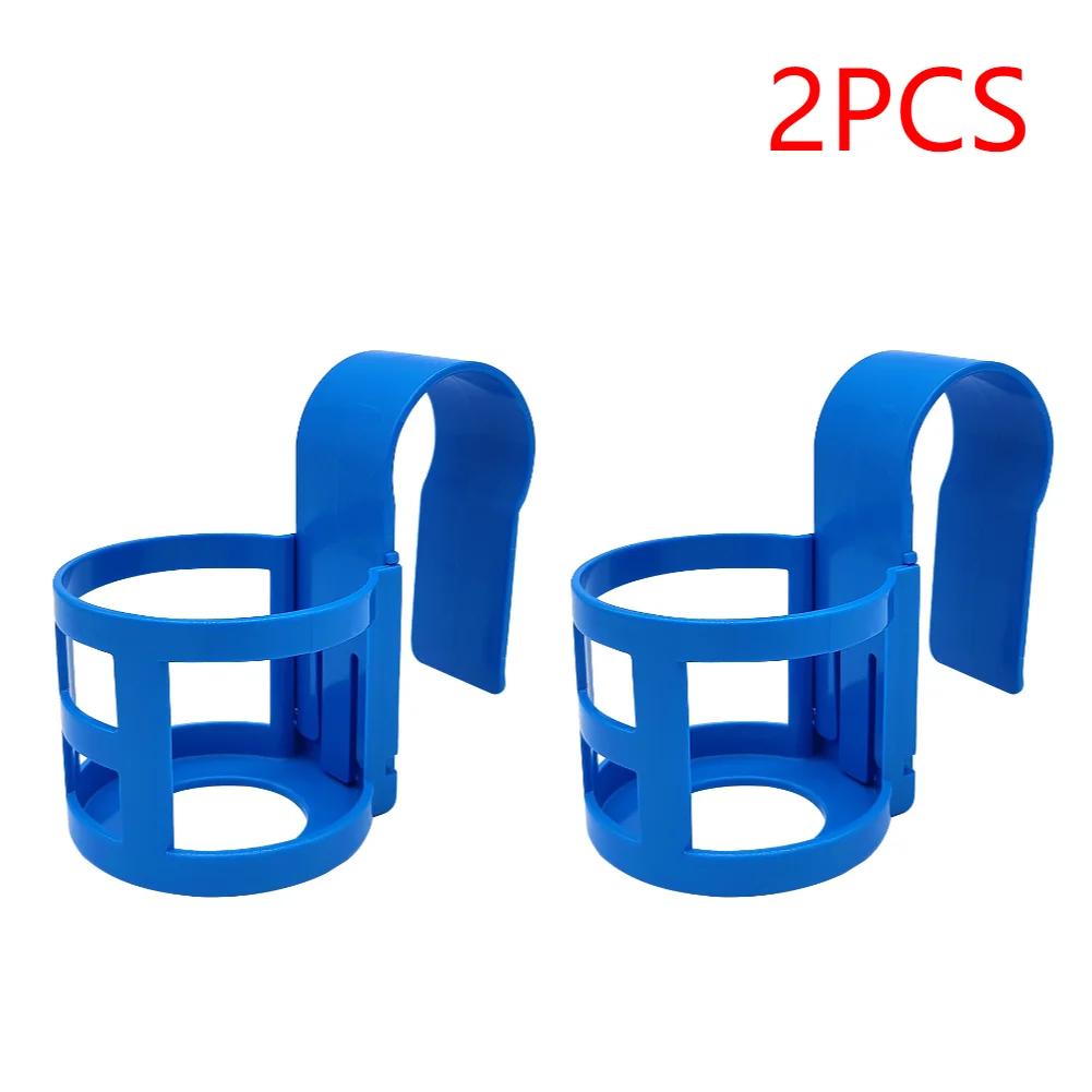 Swimming Pool Side Storage Shelf Reusable Beverage Drinks Beer Container Multifunctional Water Cup Hanging Rack Pool Accessories