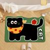 Cute cartoon diatom bathroom floor mat non-slip water absorption quick drying household toilet toilet door foot pad carpet