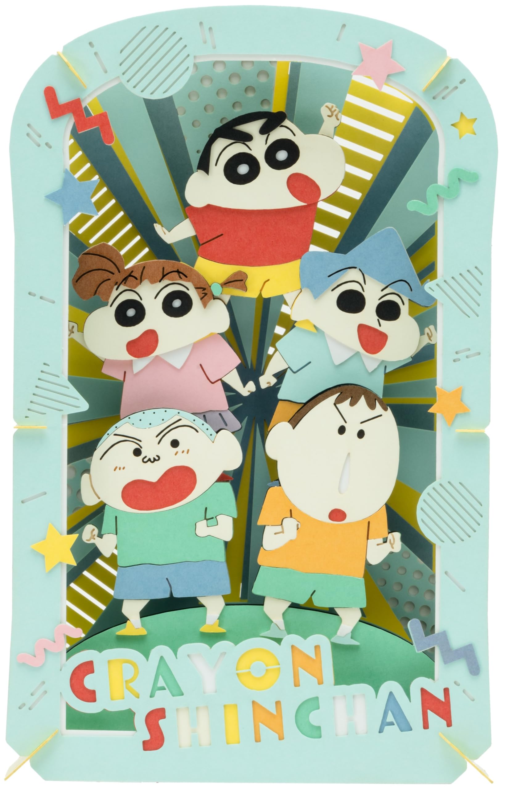 

ENSKY Crayon Shin-chan PT-L67 Paper TheaterKasukabe Defense Force Размер продукта: приблизительно. В160 x Ш100 x Г42мм Сделано из бумаги