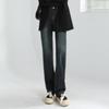 Spring High Waist Slim Straight Jeans for Women