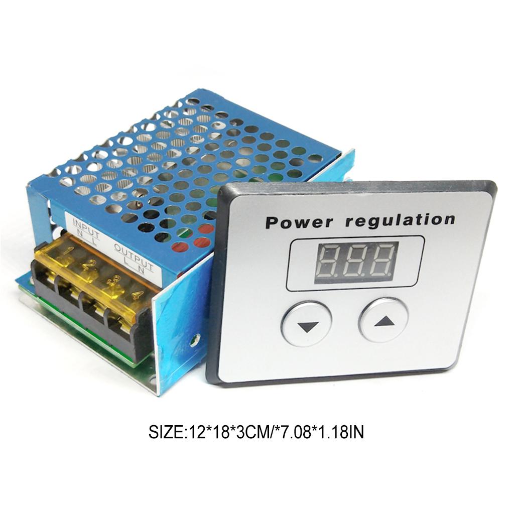 Voltage Regulator Iron LED Screen No Noise Pocket-size Adjustable Speed Controller Adjustment Corrugated Motor Governor
