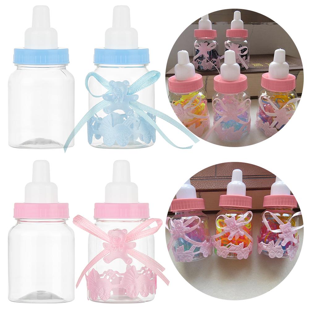 Style Christening Baby Shower Party Favour Decoration Favour Bottle Candy Box Fillable Bottles