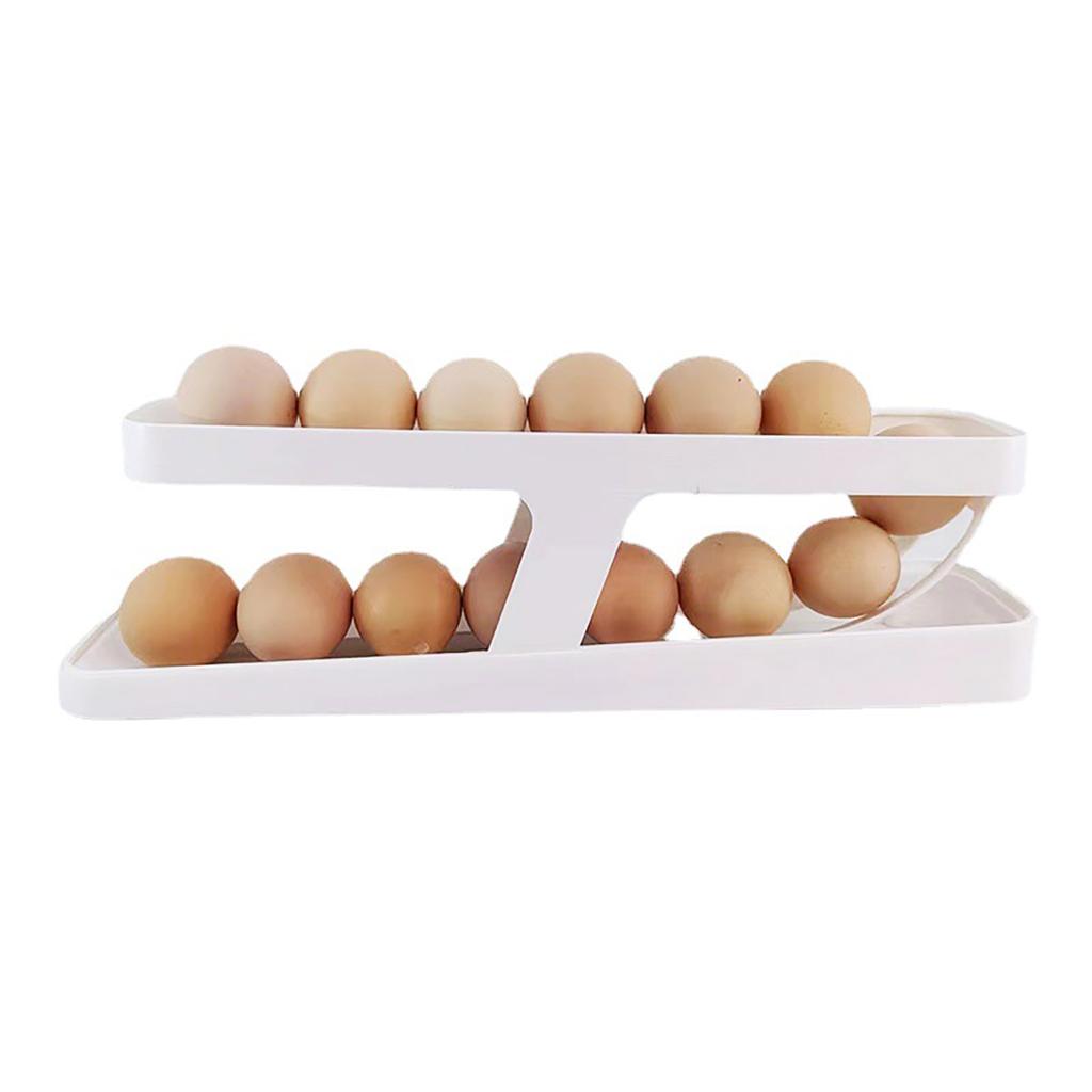 Penguin  For Boiled  Container Refrigerator Egg- Storage Box Plastic Acrylic Egg Storage Box For Refrigerator 2 Layer