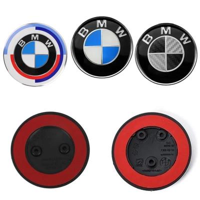 82mm 2-pinový / 3-pinový logo 50. výročí X1 X3 X5 X7 F30 F20 F10 E28 E36 E46 E53 E90 E93 E87 logo na krytu motoru logo na kufru