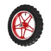2.510in Rear Wheel Rubber Tire AntiSkid Replacement Fits for 47cc 49cc 2 Stroke Mini Dirt Bike(Red )