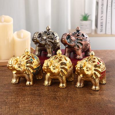 Elephant Incense Burner Tall Shape Extends The Dining Table Living Room Porch Incense Burner Decoration