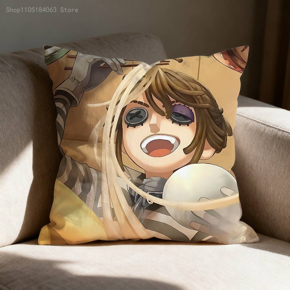 I-Identity V Throw Pillow Case For 45x45cm 55x55cm 30x30cm Square Car Pillowcase Home Bedchamber Decor Gift