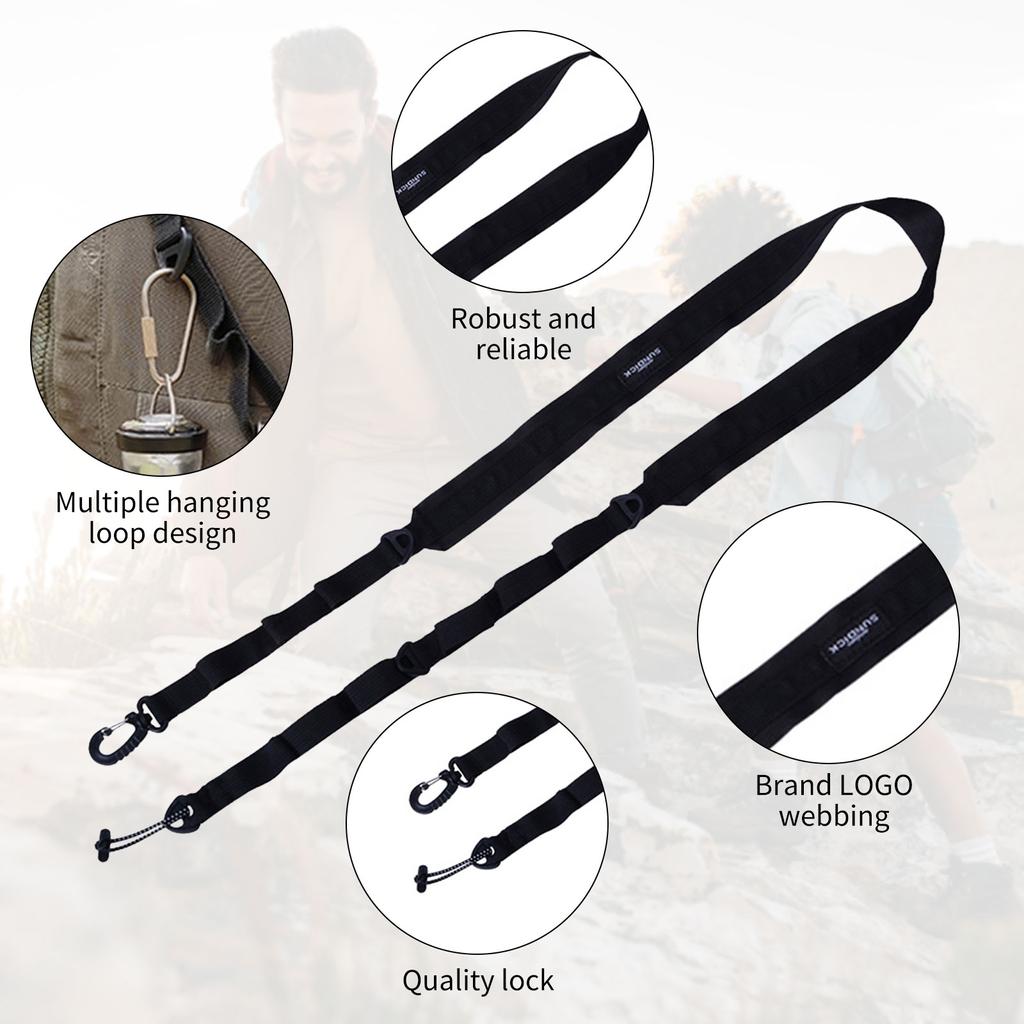 1/2/4Pcs Backpack Chest Harness Shoulder Strap Webbing Sternum Adjustable Dual Release Buckle Outdoor Camping Tactical Bags