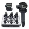 JAZZBACK Ignition Coil Set for Daihatsu Tanto Move Mira Sonica and Move Conte and [Mechanic Recommended] Heavy-Duty 3-Pin (19500-B2040, 19500-B1010),
