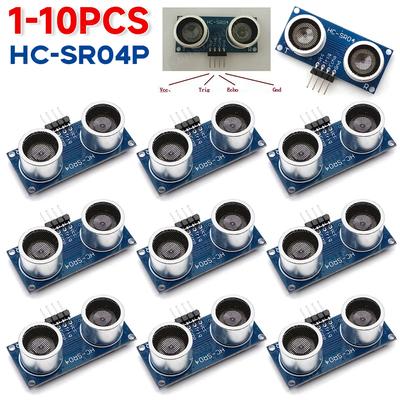 1-10PCS HC-SR04P Ultrasonic Sensor Ultrasonic Wave Detector Ranging Module 3-5.5V Wide Voltage Distance Sensor For Arduino