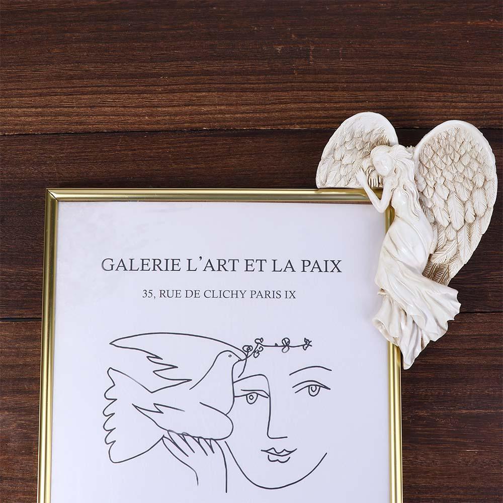 Wall Decoration Door Frame Decoration Angel Wing Sculpture Goddesses Sculpture Angel Wing Pendant