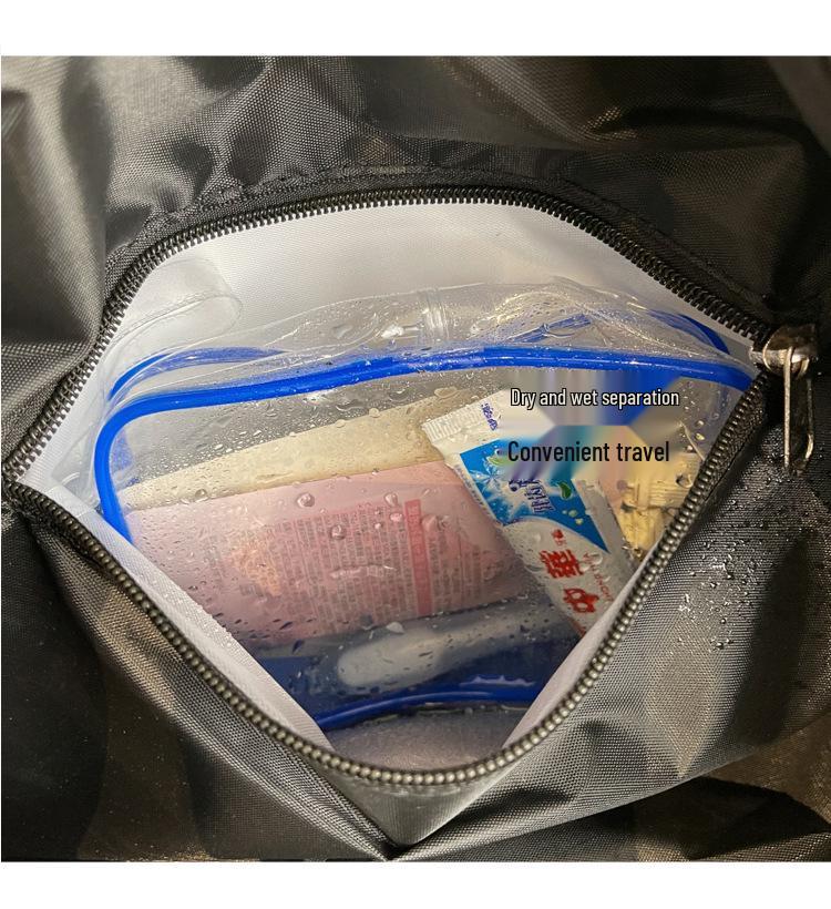 Lightweight Waterproof Duffel Bag for Fitness, Yoga, and Sports – Crossbody Barrel Design