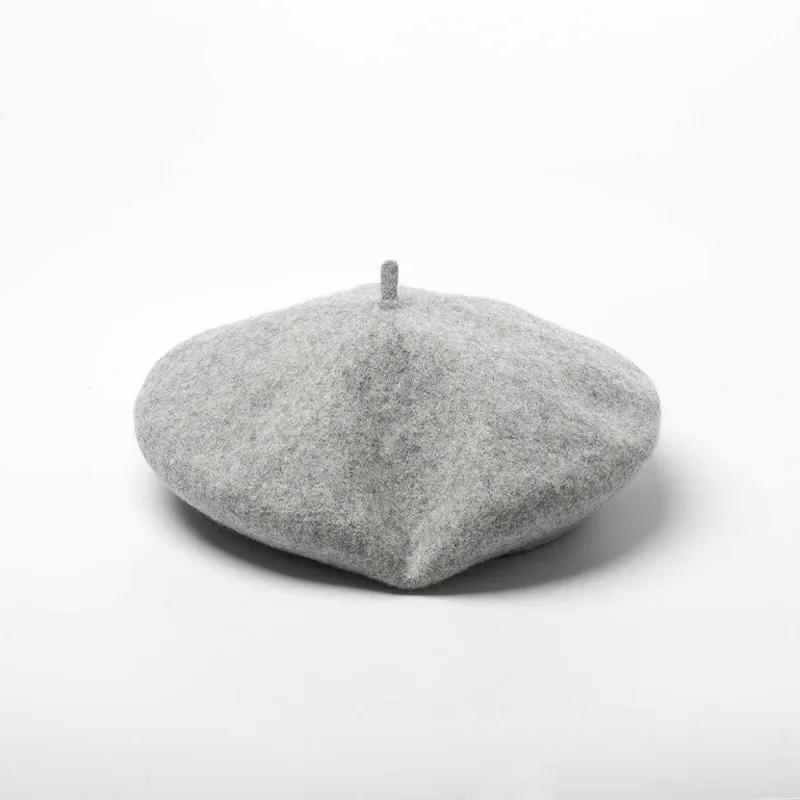 2026 Big Size L Fashion Wool Berets Women Men Large Size 60cm Unisex French Painter Beret Caps Warm Chapeau Female Walking Cap