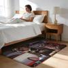 Floor Mat Soft Flannel Rug Non-Slip Absorbent Mat for Bathroom Bedroom Home Decor Anime L-Last E-Exile