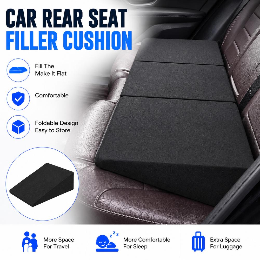 Car Rear Seat Leveling Pad Rear Seat Filling Pad Seat Flat Rear Seat Sleeping Pad Car Mattress Car Renovation