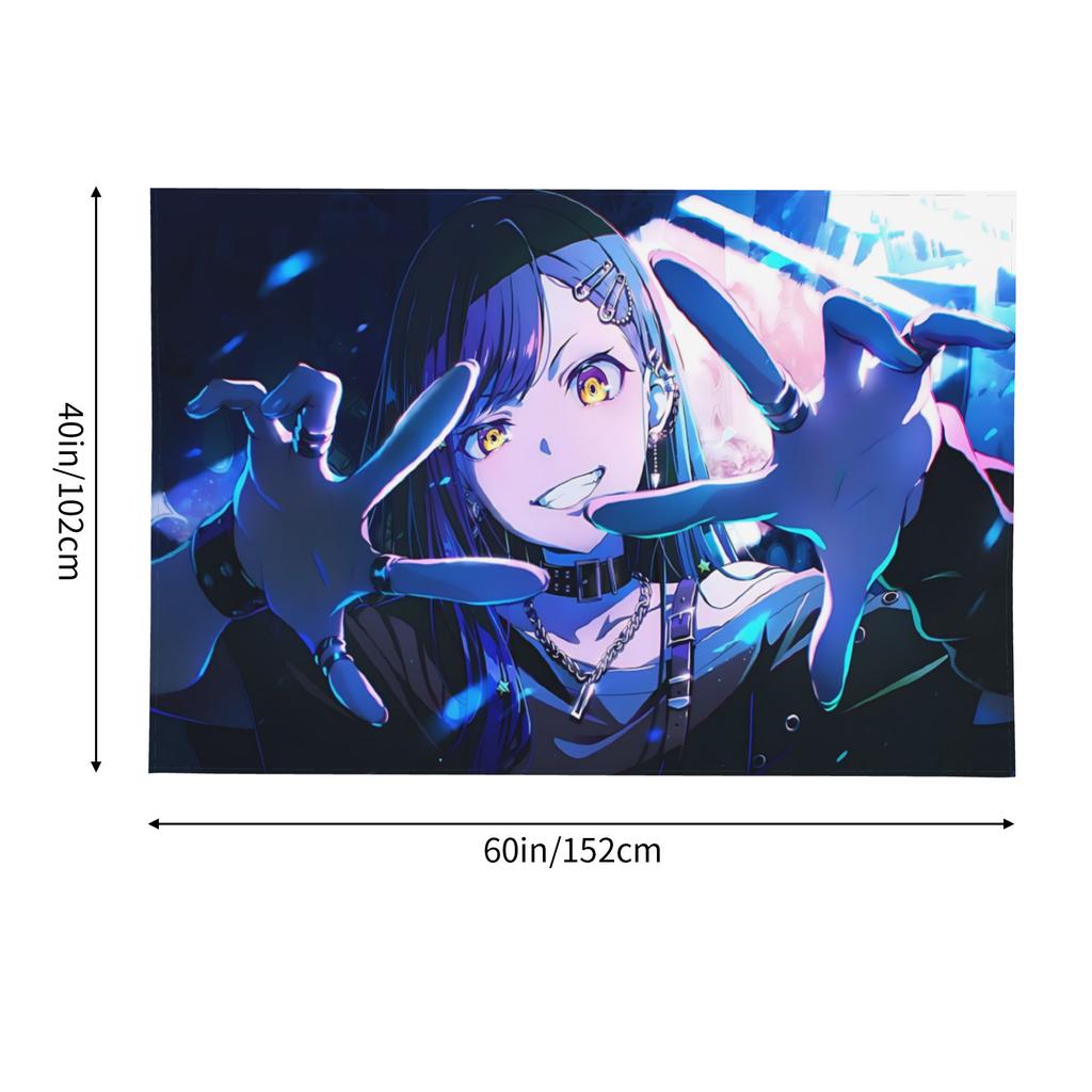 Colorful Anime Girl Tapestry Room decoration Home Decoration Tapestry Decor Accessories Cute Room Decor