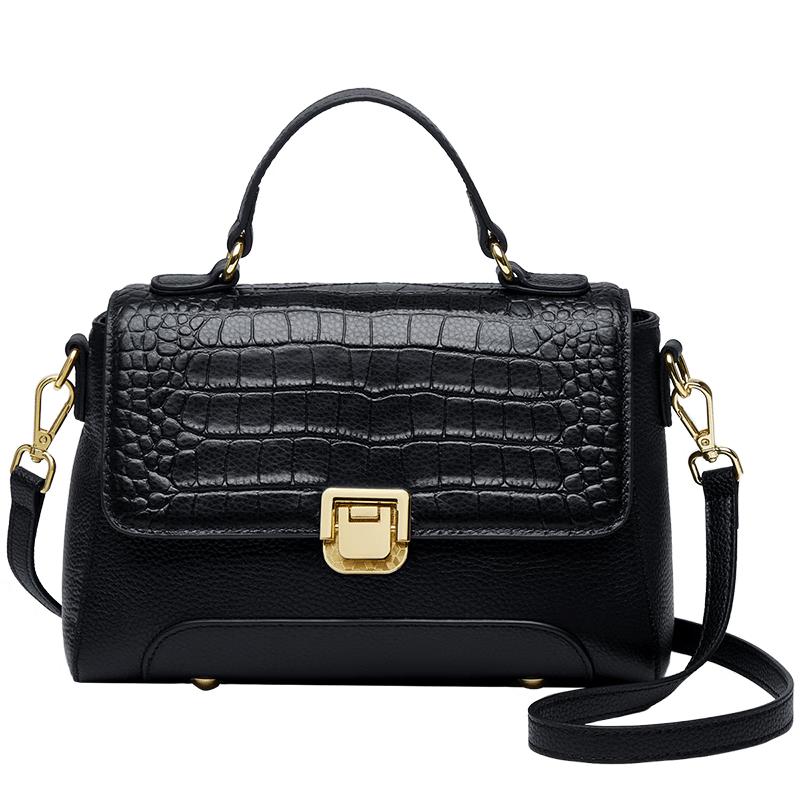 

Zhu Er Women s Crocodile Pattern Leather Handbag