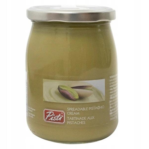 PISTI Sicily pistachio cream 600g Italian Pistachio Paste 45% Pistachios