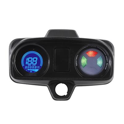 DC 12V Motorrad Tacho Anzeige LCD Digitalanzeige Universelle Passform 7 Farben Hintergrundbeleuchtung Ersatz