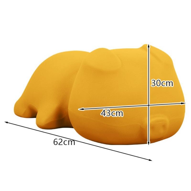 Household Children s Stool Cartoon Cute Shoe Changing Stool Removable Small Animal Chair Living Room Furniture Accessories жёлтый