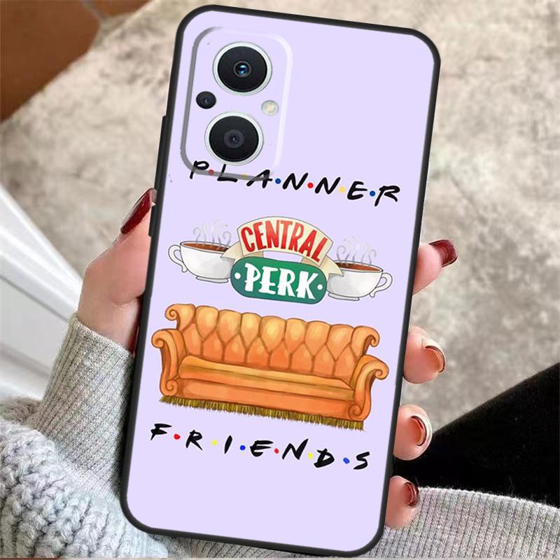 Central Perk Friends TV Show Phone Case For OPPO Reno 5Z 4Z 2Z 8T Reno 4 5 6 7 8 Lite OPPO Find X6 X5 Pro X2 X3 Neo Lite