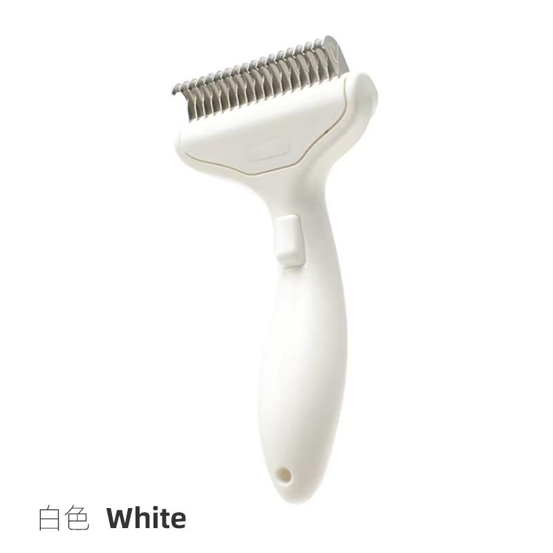 Edelstahl Hundehaarentfernungsbürste Kamm Tierhaarentfernerbürste für Hunde Pflege Werkzeuge Haustiere Entwirrkamm Hunde Zubehör