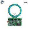CD1117 Ring Shaped Gradient LED Flowing Lamp DIY Electronic Kit Fun Welding and Manufacturing Parts for Traning and Teaching