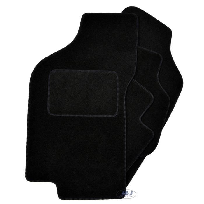 Tapis De Sol Noir Velours - J&amp;J AUTOMOTIVE - Alfa Romeo 155 - Sur Mesure - Antidérapant - Imperméable